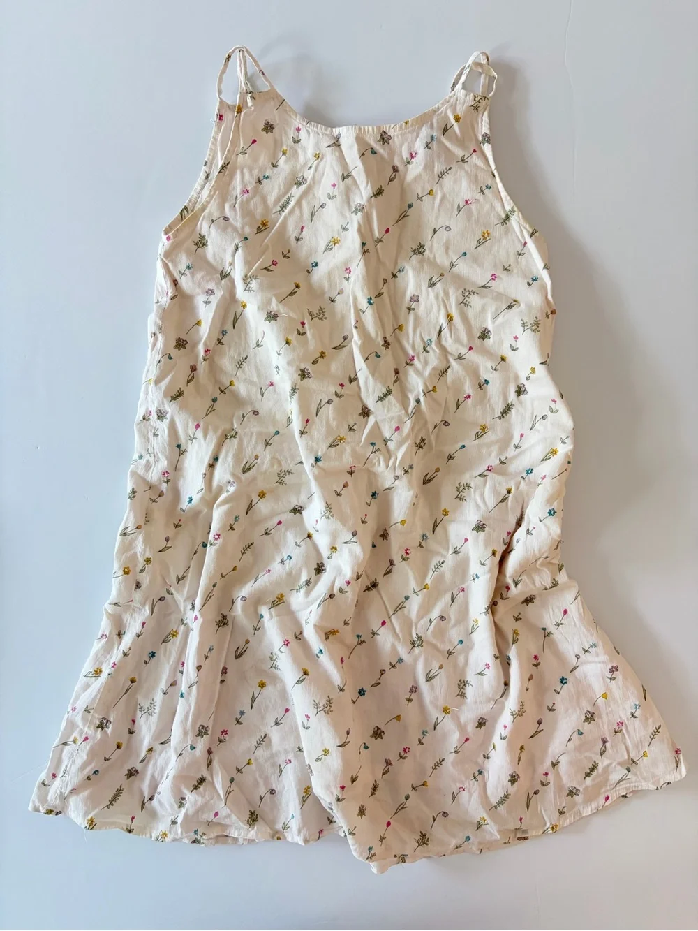 Vintage 2000 Y2K Gymboree Girls Pretty Feminine Floral Sundress Size 4 Cotton